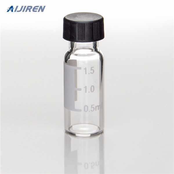 HPLC GC glass vials 9mm amber glass